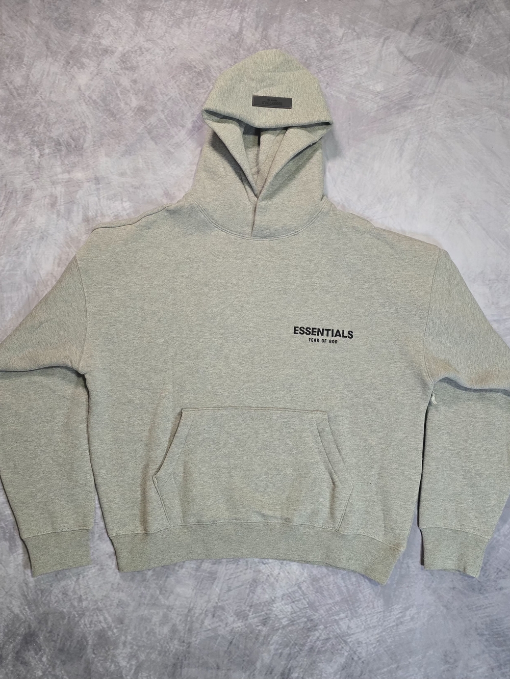 NWT Men’s Oversized Streetwear Hoodie – Light Heather Gray